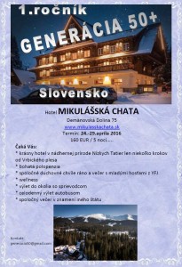 Pozvánka Generácia 50+