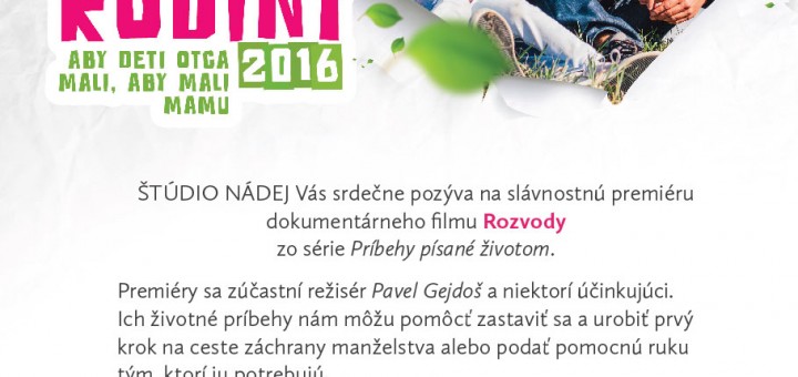 Deň rodiny 2016