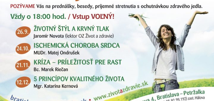 Kluby zdravia, jeseň 2016