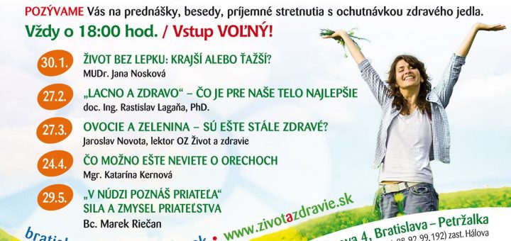 Kluby zdravia, jar 2017