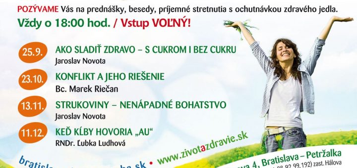 Kluby zdravia, jeseň 2017