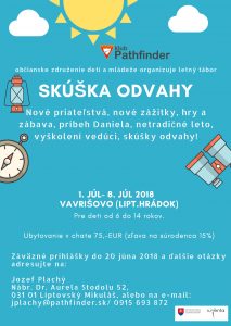 Skúška Odvahy 2018
